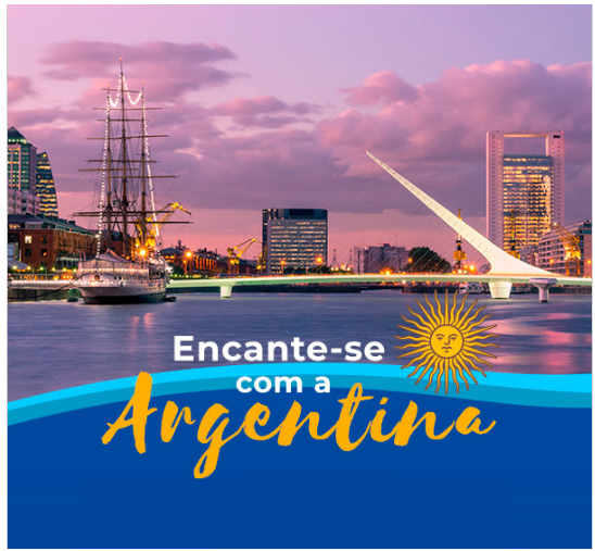 Os encantos da Argentina com voos exclusivos. Aproveite as ofertas a partir de 10x de R$:369,60 por pessoa!